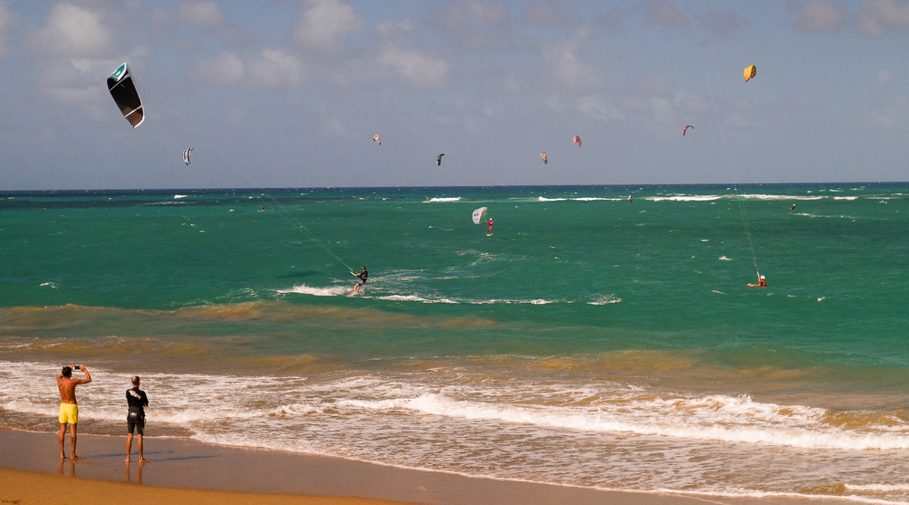 Kitesurfers